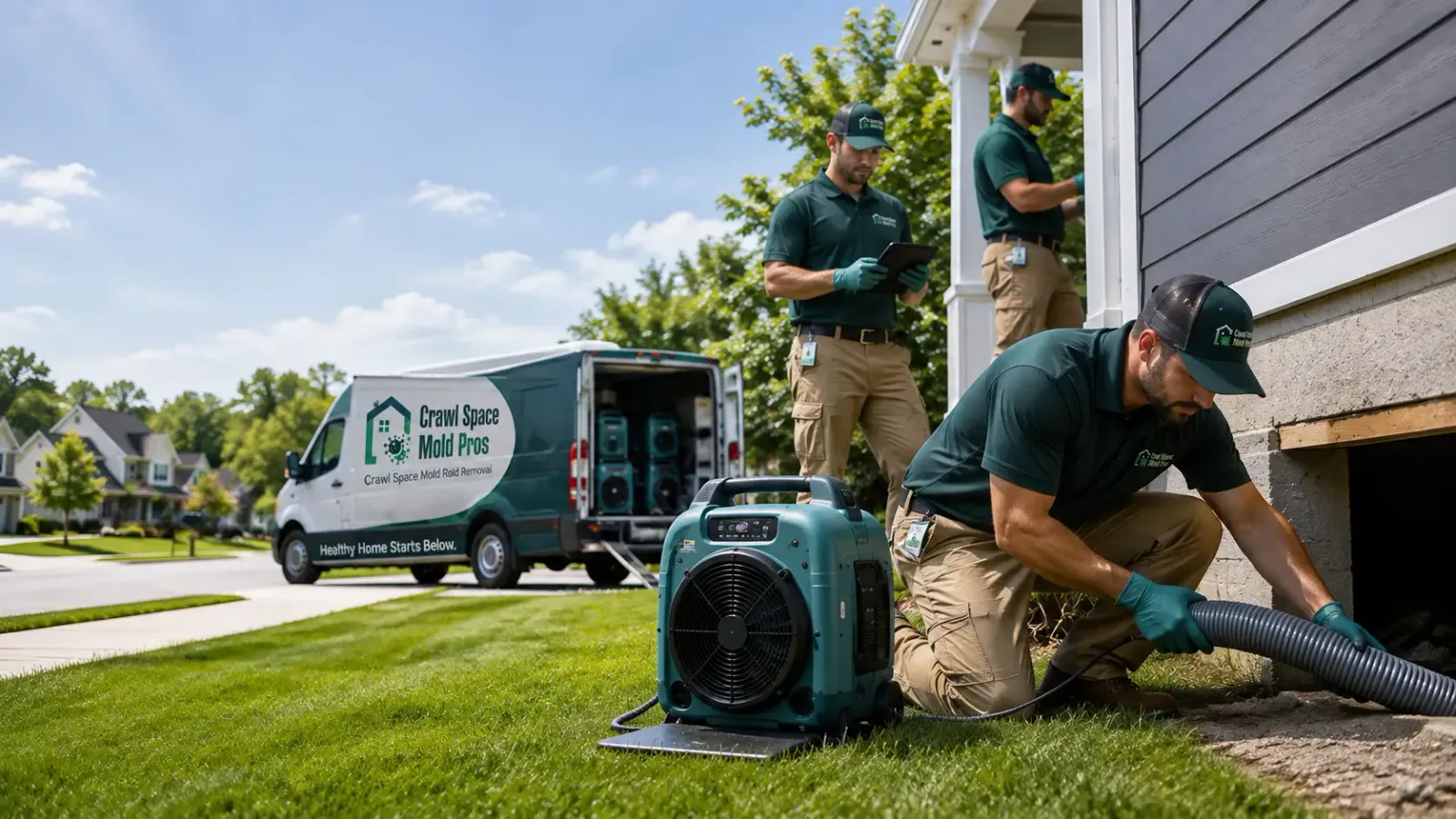 Crawl Space Mold Removal in Lebanon, NH
